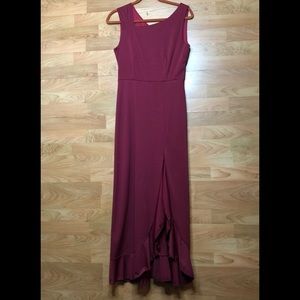 Medium Sleeveless Tulip Dress with Ruffle New Without Tags Excellent Con…